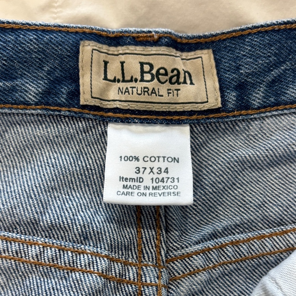 L.L. Bean Natural Fit Blue Denim Jeans